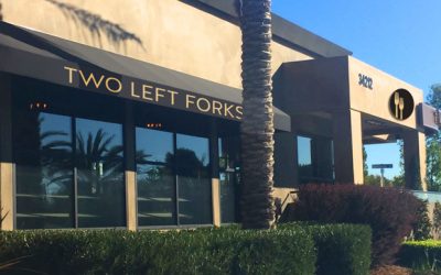 Two Left Forks Signage Goes Up!