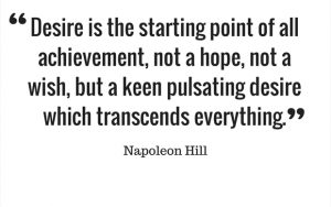 Napoleon Hill on desire